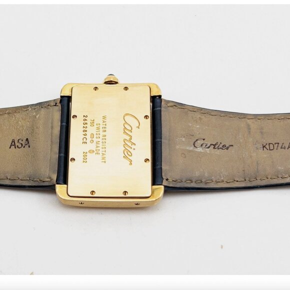 38mm 18k Yellow Gold Ladies Cartier RARE Divan Watch - Picture 6 of 7